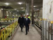 ​وزير النقل يتفقد محطة الملك الصالح بالخط الرابع للمترو