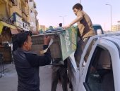 رفع 143 حالة إشغال وتعدٍ على حرم الطريق بأسوان