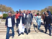 محافظ جنوب سيناء يتفقد ساحة العلم بطابا استعدادًا للاحتفال بالعيد القومي