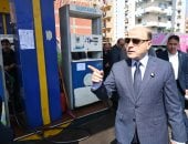 محافظ الغربية يتفقد محطات الوقود لمتابعة تطبيق التسعيرة الجديدة