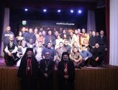 بطريرك الأقباط الكاثوليك يشهد عرض مأساة هاملت بالكلية الإكليريكية بالمعادى