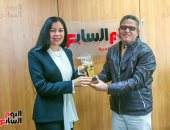 اليوم السابع يُكرم أمل الحناوي لنجاح مشروعها الوثائقي فلسطين بين الماضي والحاضر