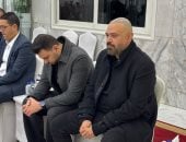 نجوم الغناء والموسيقى في عزاء والد الشاعر خالد تاج الدين