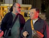 محمد فؤاد ومصطفى حجاج يقدمان واجب العزاء في والد خالد تاج الدين 