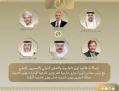 وزير الخارجية يبحث مع نظرائه فى قطر والامارات والبحرين تداعيات التصعيد العسكري بالمنطقة
