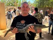 شاهد.. متعة سياح العالم فى جزيرة الموز غرب الأقصر