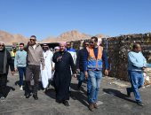 محافظ جنوب سيناء يتفقد المدفن الصحى وتطوير مصنع تدوير المخلفات بشرم الشيخ