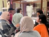 القسم التعليمى بالمتحف المصرى يستكمل التدريب الميدانى لطلاب التربية الفنية