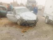 مصرع شخص وإصابة 3 آخرين فى حادث تصادم سيارتين بقنا