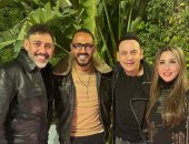 سحور فني يجمع نجوم الغناء والتمثيل فى منزل جنات وزوجها