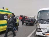 ننشر أسماء 11 مصابا بحادث انقلاب سيارة ميكروباص على طريق بنها شبرا الحر