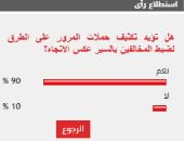 %90 من القراء يؤيدون تكثيف حملات المرور على الطرق لضبط المخالفين بالسير عكس الاتجاه