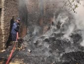 السيطرة على حريقين منفصلين بمنزل ومحل خردوات بسوهاج دون خسائر بشرية