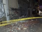إصابة شخصين إثر إنهيار أجزاء من عقار بمنطقة القباري غرب الإسكندرية