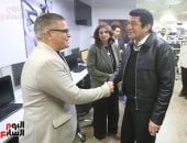 باسم سمرة يزور اليوم السابع قبل ندوة تكريمه احتفالا بنجاح مسلسل عين سحرية