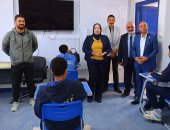 مدير تعليم جنوب سيناء تتفقد سير الامتحانات التجريبية بمدرسة WE للتكنولوجيا