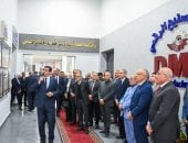 رئيس العربية للتصنيع ووزير الرى يتفقدان مركز التصنيع الرقمى بمصنع المحركات