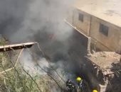 السيطرة على حريق نشب بمخلفات الأشجار والهيش بمحيط سور مخازن مدينة بنها