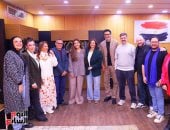 نجوم وصناع مسلسل توابع في زيارة لـ "اليوم السابع" قبل ندوة تكريمهم