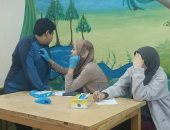 الكشف على 144 طالب بمدارس بنها بقافلة طبية لجامعة بنها بمبادرة من أجل قلوب أطفالنا