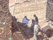 إصابة شخص إثر انهيار جزئي لمنزله القديم في دار السلام بسوهاج