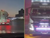 سقوط سائق نقل تسبب في حادث مروع.. برر هروبه بخوفه من الأهالي