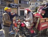 التحفظ على تروسيكل بمنوف استخدمه سائقه فى نقل الركاب بالمنوفية