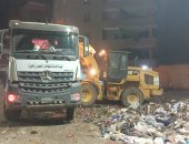 محافظة الجيزة ترفع 1800 طن مخلفات من العمرانية والوراق وإمبابة