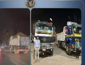 سباق الموت على السريع.. الأمن يضبط سائقي "نقل" استعرضا السير برعونة