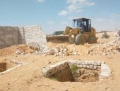 إزالة 13 حالة تعد على أراضى زراعية وأملاك دولة فى أسيوط