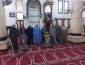 أوقاف الفيوم: تجديد حملة النظافة الشاملة بالمساجد استعدادا لعيد الفطر