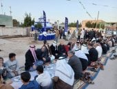 أكبر إفطار جماعى للعام الثانى بقرية 30 يونيو فى بئر العبد بشمال سيناء.. صور