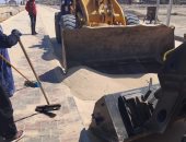 تجهيز الحدائق العامة وكورنيش جمصة لاستقبال المواطنين خلال إجازة عيد الفطر.. صور