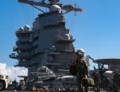 نيويورك تايمز: حريق حاملة الطائرات "جيرالد آرفورد" استغرق أكثر من 30 ساعة.. صور