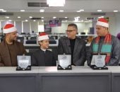 رئيس تحرير اليوم السابع يكرم الفائزين في برنامج دولة التلاوة
