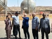 محافظ أسوان يوفد لجنة لتفقد مصنع بوتاجاز سلوا
