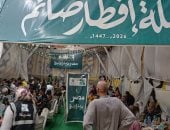 سفرة واحدة.. التحالف الوطنى ينظم مائدة إفطار بأسوان.. فيديو