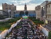 عميد طب قصر العينى يشارك طلاب الكلية الإفطار الرمضانى