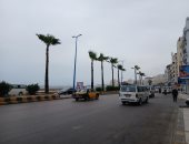 غيوم كثيفة ورياح.. تقلبات جوية تضرب الإسكندرية.. فيديو وصور