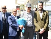 بيراميدز يستقبل بعثة الجيش الملكي المغربي بالورود.. صور