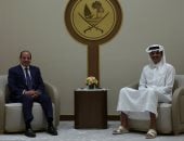 أمن الخليج جزء لا يتجزأ من أمن مصر.. جولة خليجية للرئيس السيسى لخفض التصعيد بالمنطقة واحتواء تداعيات الحرب.. الرئيس يبحث مع محمد بن زايد التطورات الإقليمية.. يُجدد تضامن مصر مع قطر.. ويؤكد دعم إجراءات الدوحة