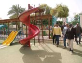 محافظ الوادى الجديد تتابع جاهزية ساحات عيد الفطر المبارك والحدائق