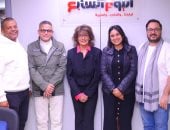 سماح أنور في جولة بـ«اليوم السابع» قبل تكريمها بعد نجاح حكاية نرجس وعرض وطلب.. صور