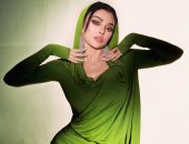 هيفاء وهبى تتألق بإطلالة خضراء أنيقة فى عيد الفطر.. صور