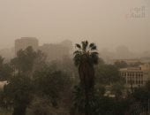 رمال مثارة وعاصفة ترابية تؤثر الآن على القاهرة الكبري والوجه البحري
