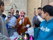 أجواء العيد تضيف البهجة على ساحة مسجد الرضوان بمدينة السلام.. صور