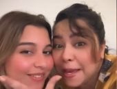 شاهد الظهور الأول لشيرين عبد الوهاب وابنتها فى صورة جديدة بعد وعكتها الصحية