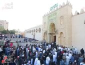 آلاف المصلين يملؤون ساحة مسجد عمرو بن العاص فى أول أيام عيد الفطر 2026