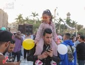 حديقة الأزهر تشغل النافورة الراقصة لاستقبال زوارها للاحتفال بعيد الفطر المبارك