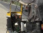 مصرع شاب وإصابة اثنين آخرين فى حادث تصادم بصحراوى البحيرة